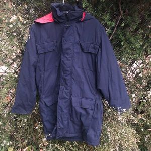 **Dark Blue Warm Winter Coat - Priced to Sell**